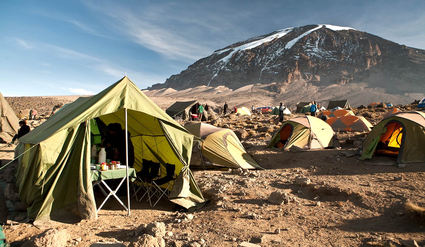 Mess Tents, Mount Kilimanjaro Camping