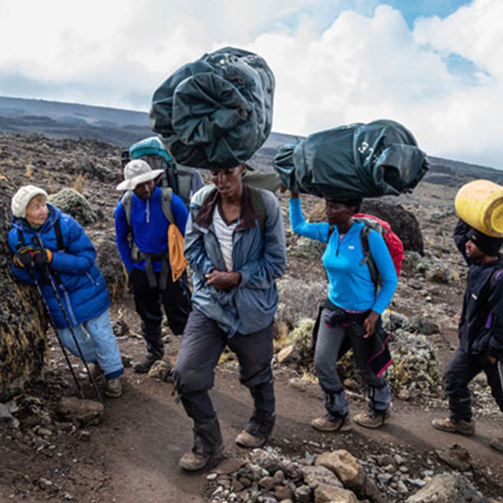 Kilimanjaro porters