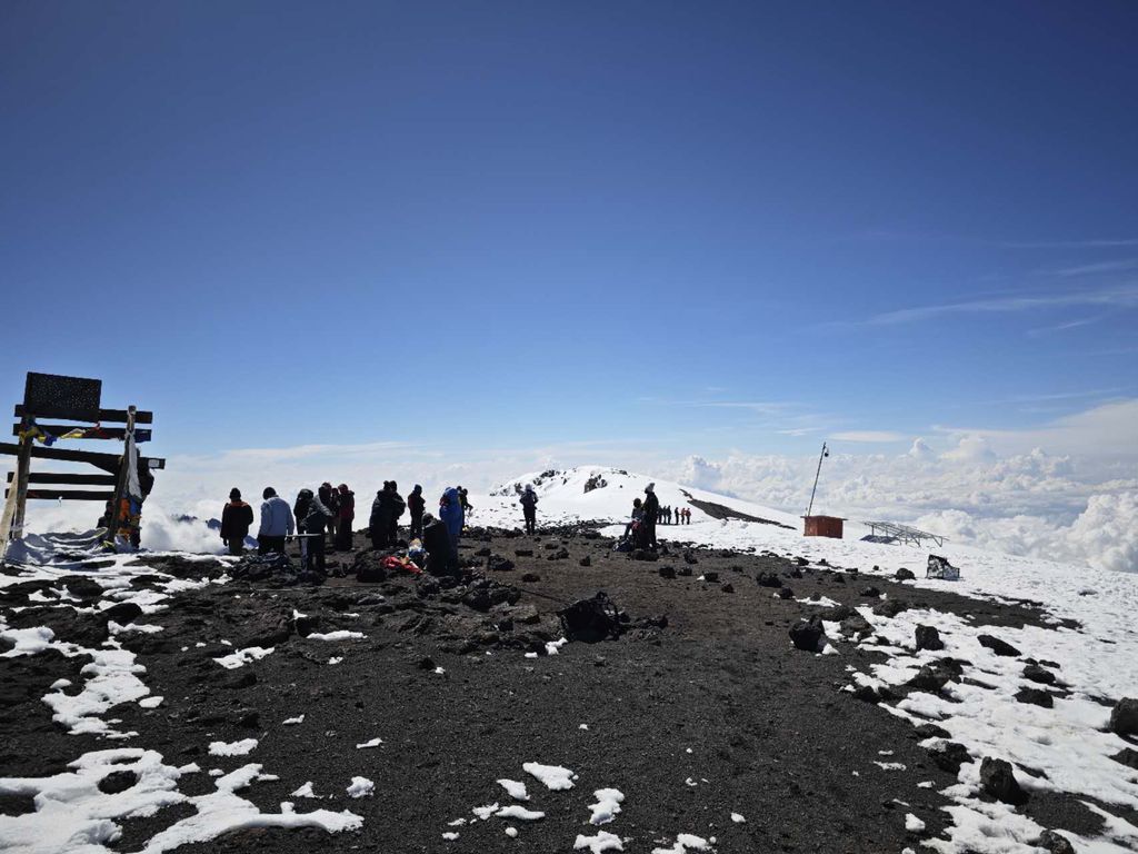 crowding at the summit