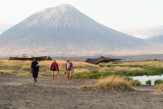 6 days Tanzania walking safari, ngorongoro crater rim and lake natron