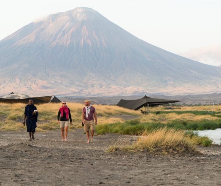 6 days Tanzania walking safari, ngorongoro crater rim and lake natron