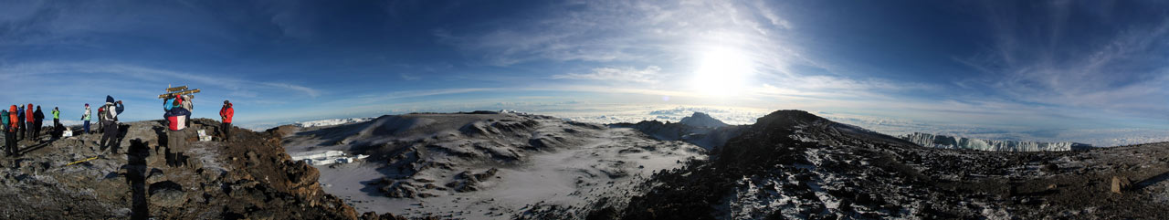 Lemosho route, best panoramic view