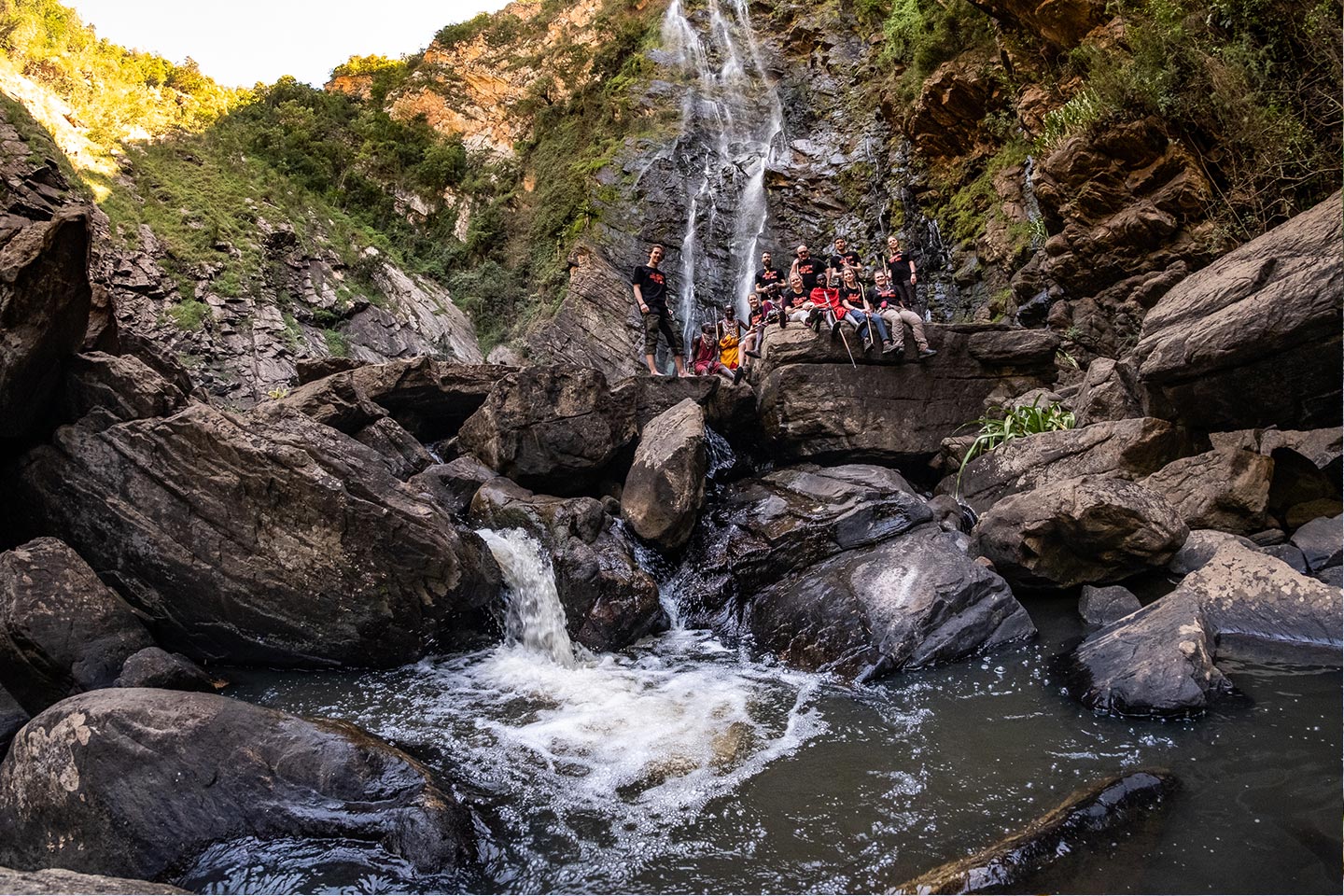 Loita Hills waterfalls and hotsprings