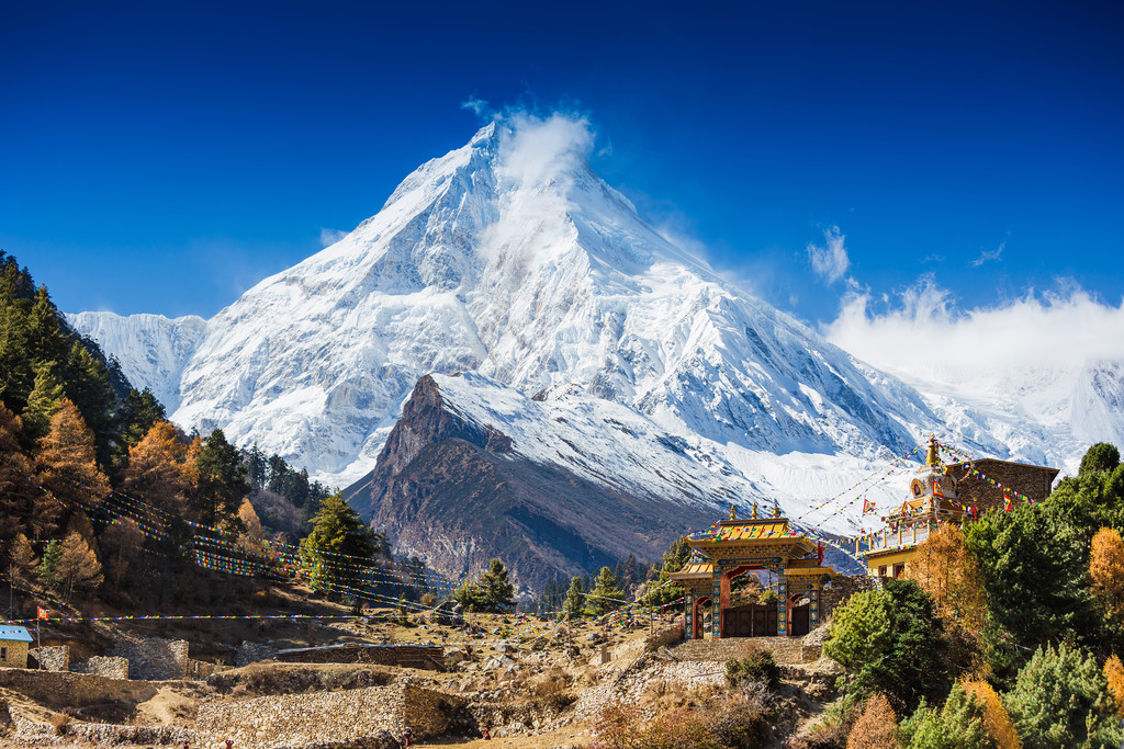 Manaslu 8th highest mountain in the world