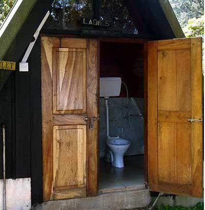 Marangu Hut Toilet