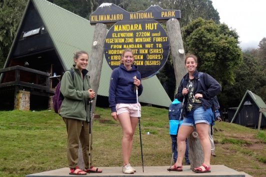 Marangu route day hike