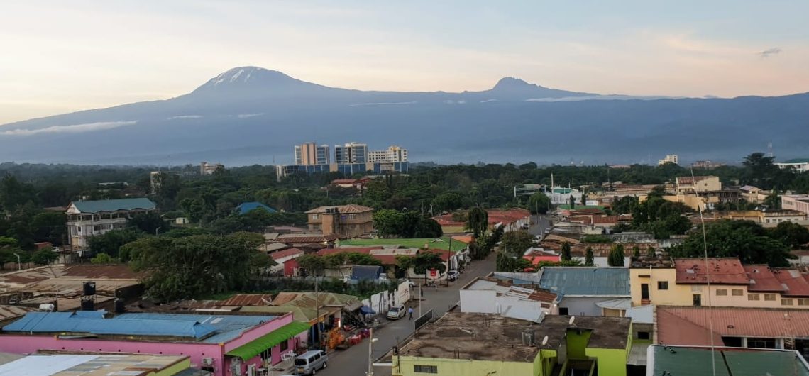 Elevation of Moshi Town