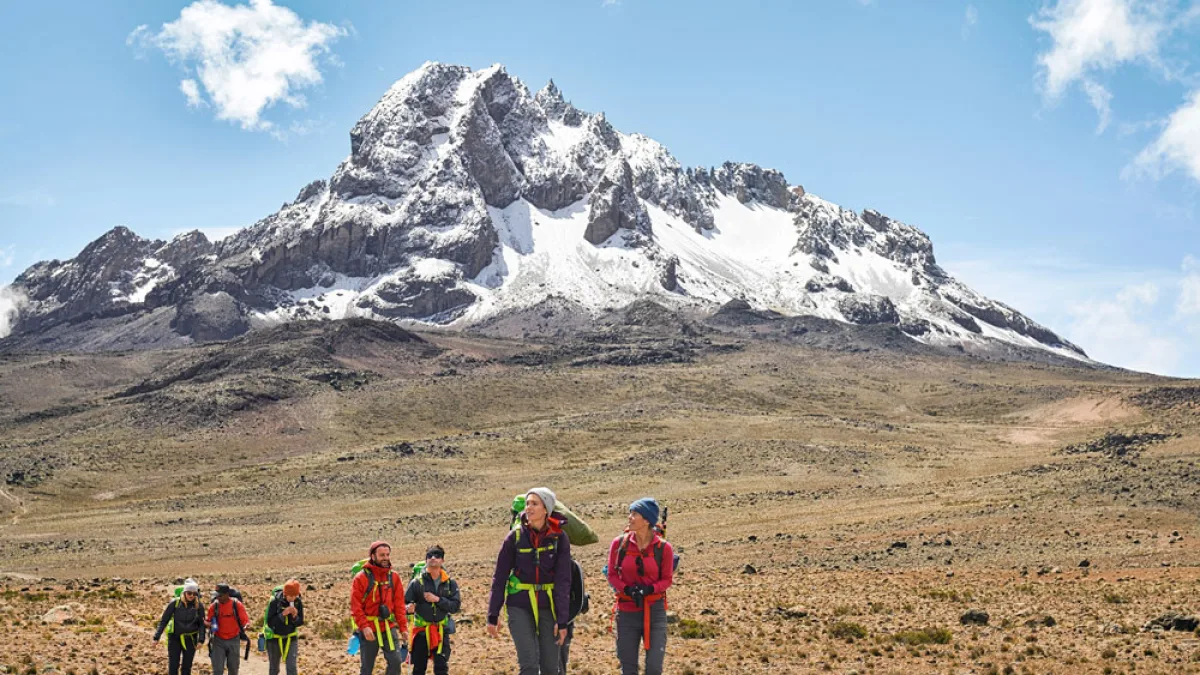 Mount Kenya foothills and landscape, Kenya