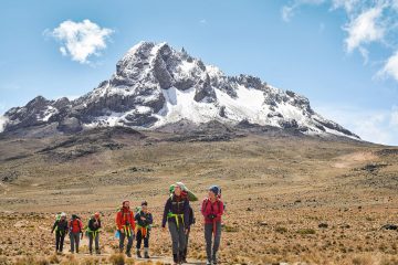 Mount Kenya, Mount Kilimanjaro trek 2 weeks