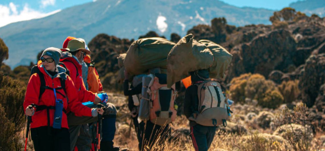 Mount Kilimanjaro porters