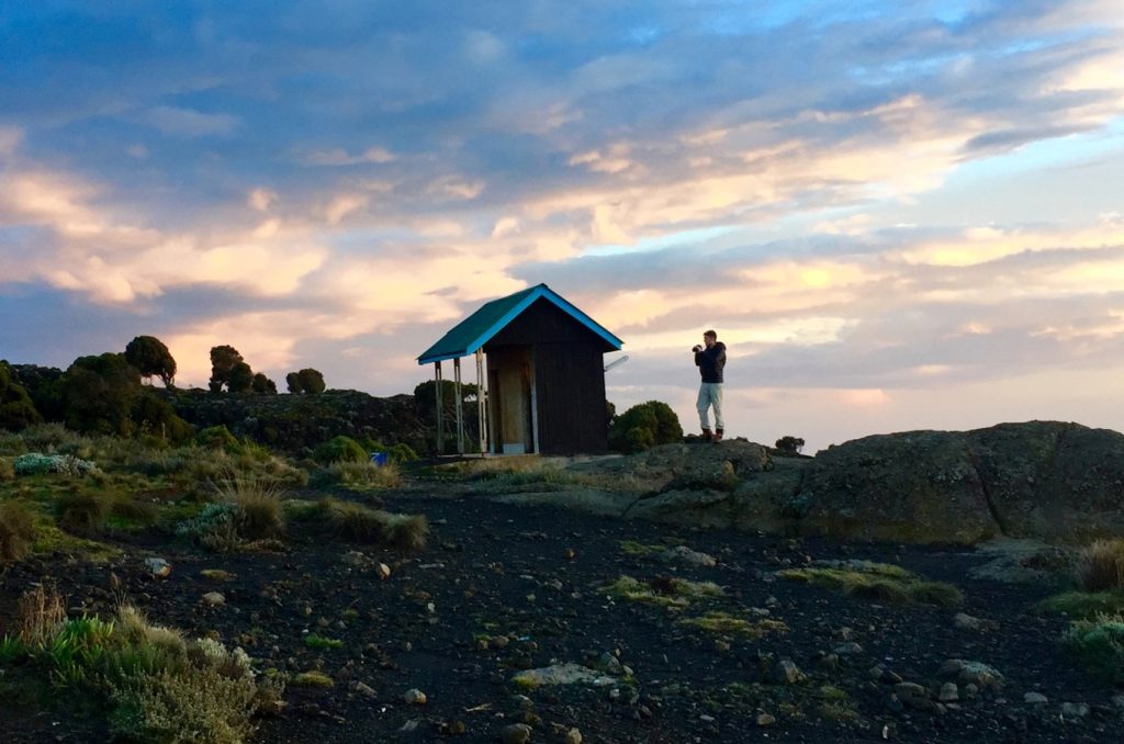 Kilimanjaro toilet view