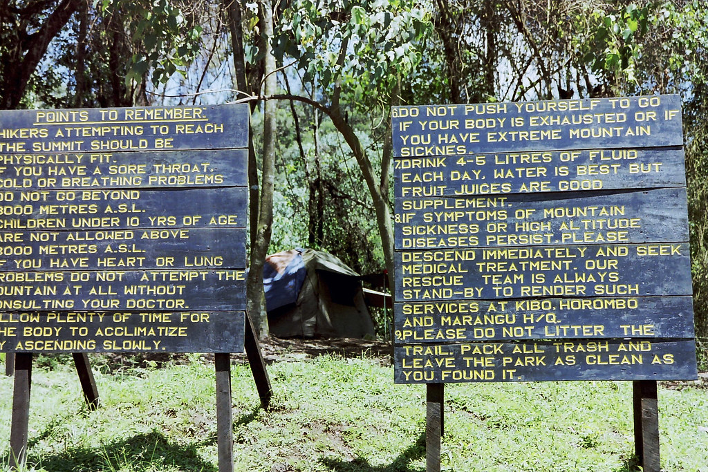 Mount Kilimanjaro safety rules