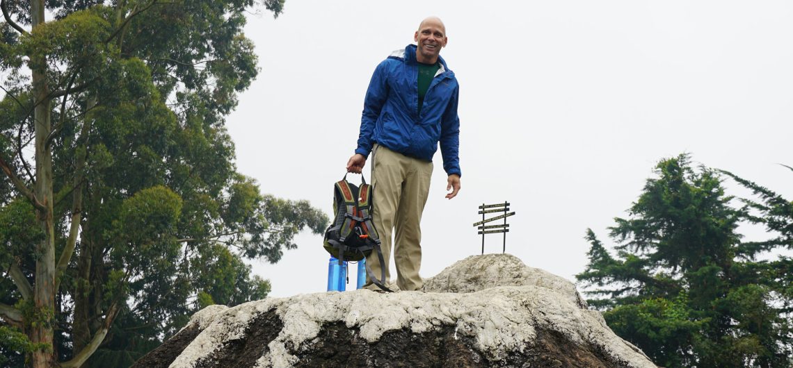 Older climbers training