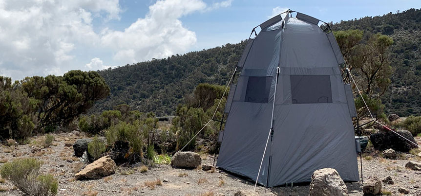 Private and portable Kilimanjaro luxury toilets