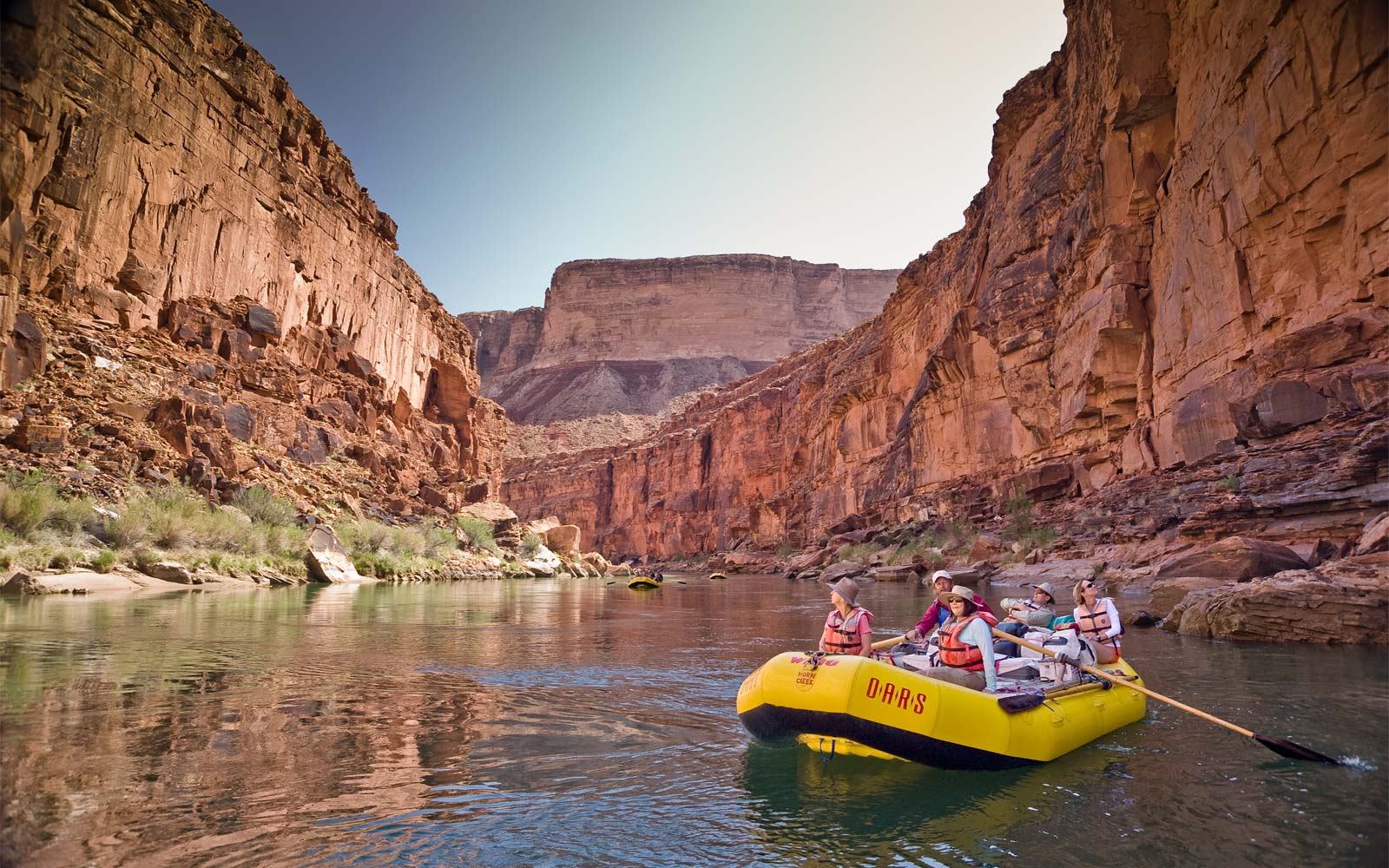Rafting the grand canyon