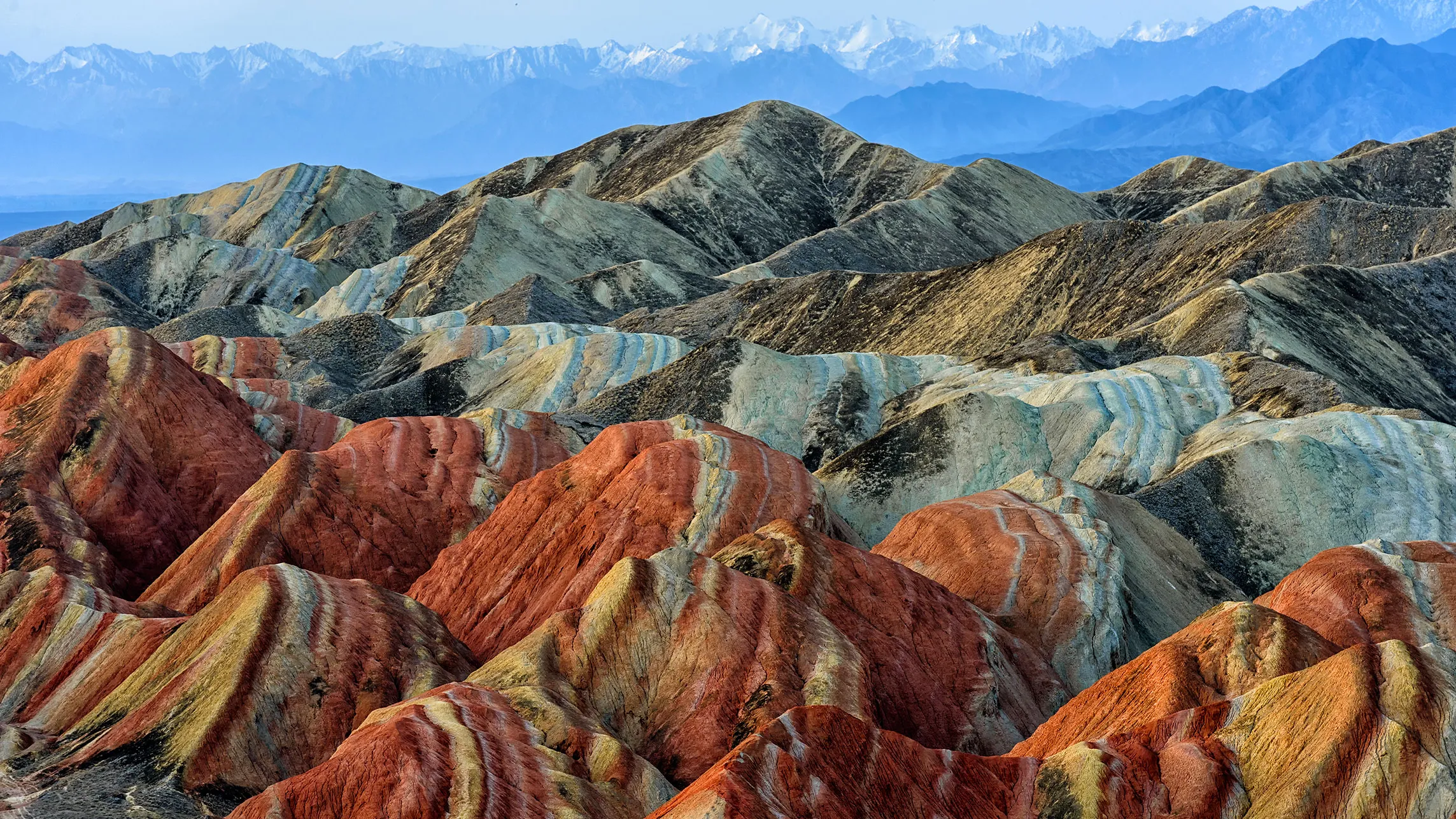 Rainbow Mountains, China