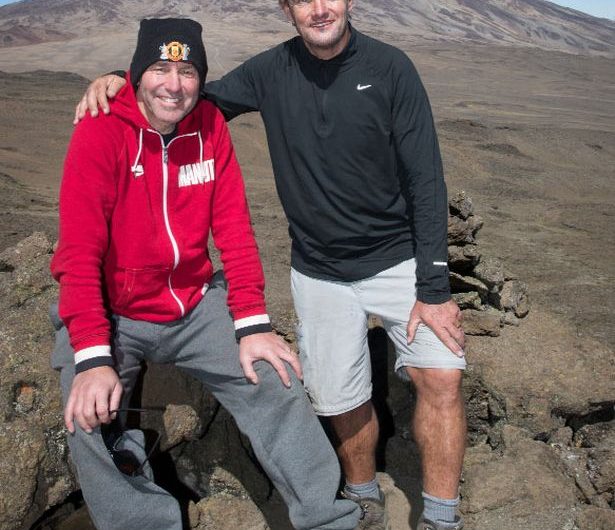 Bryan Robson climbs kilimanjaro