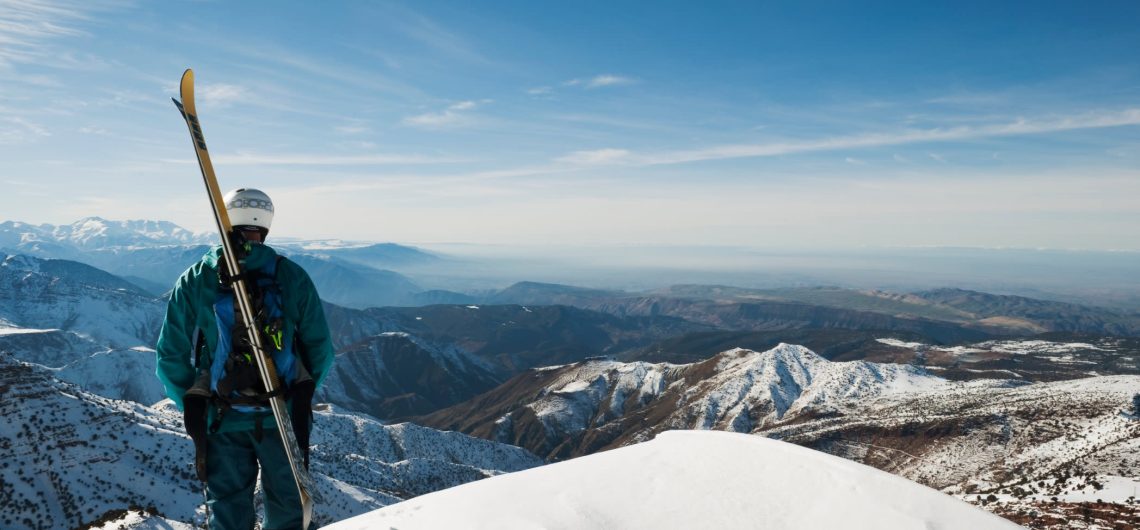 Skiing in Morocco, High Atlas Africa