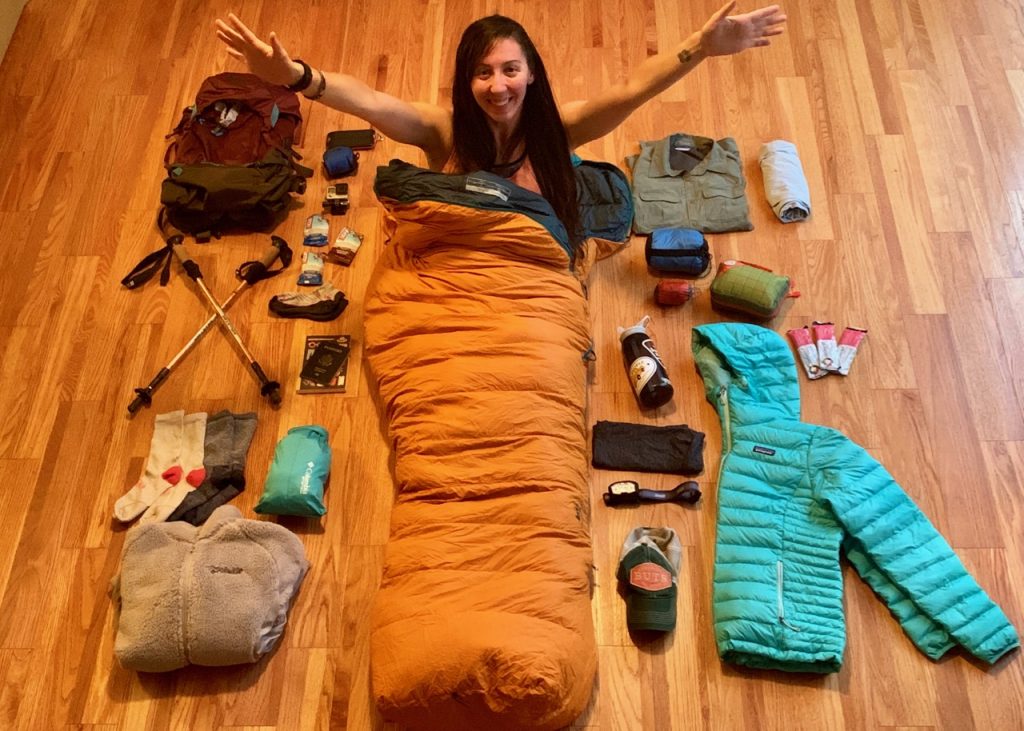 Sleeping bag for Mount Kilimanjaro climbs