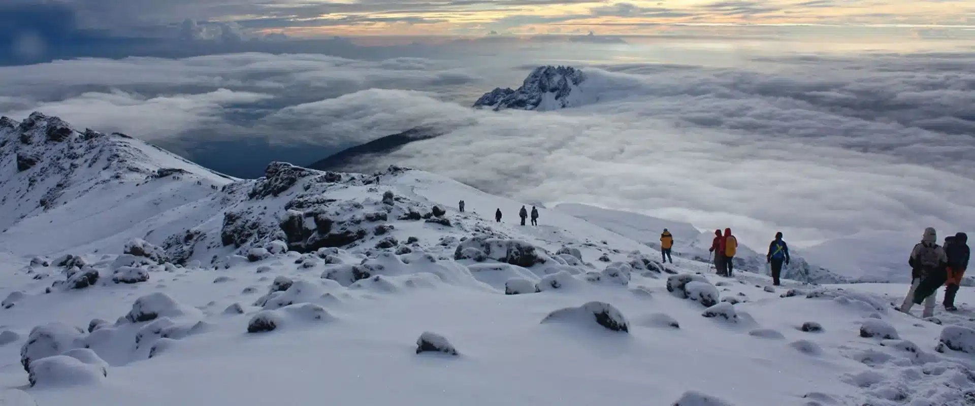 Harsh weather on Kilimanjaro