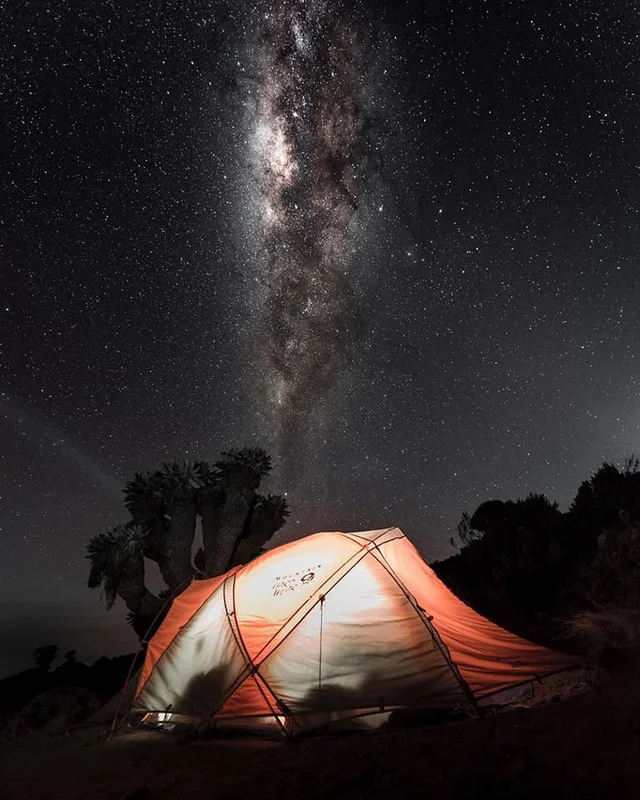Mount Kilimanjaro star gazing tip