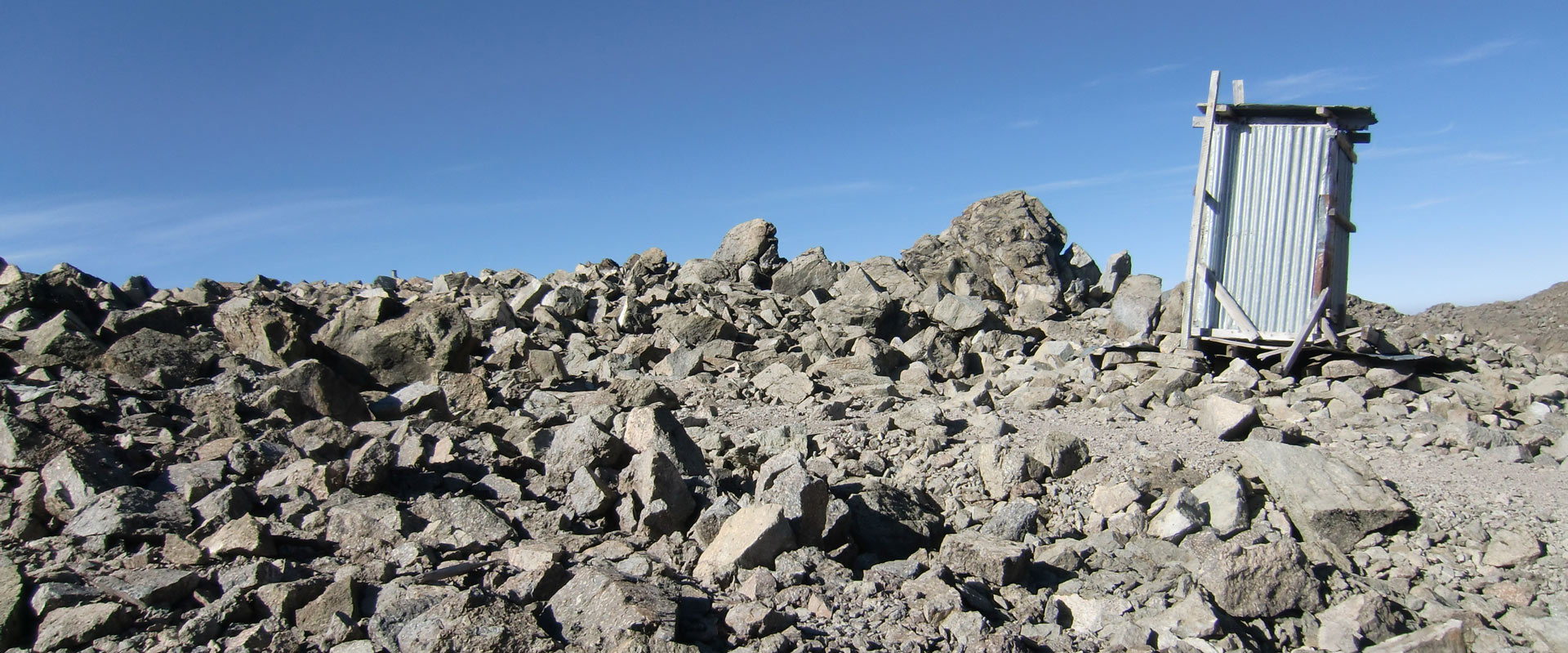 Toilets & Sanitation on Mount Kenya