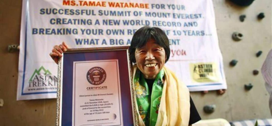 Tamae Watanabe, oldest woman to climb Everest
