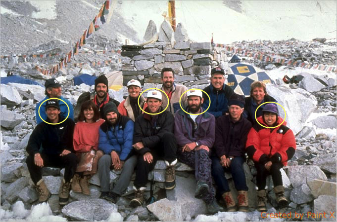 Those who perished on everest disaster 1996
