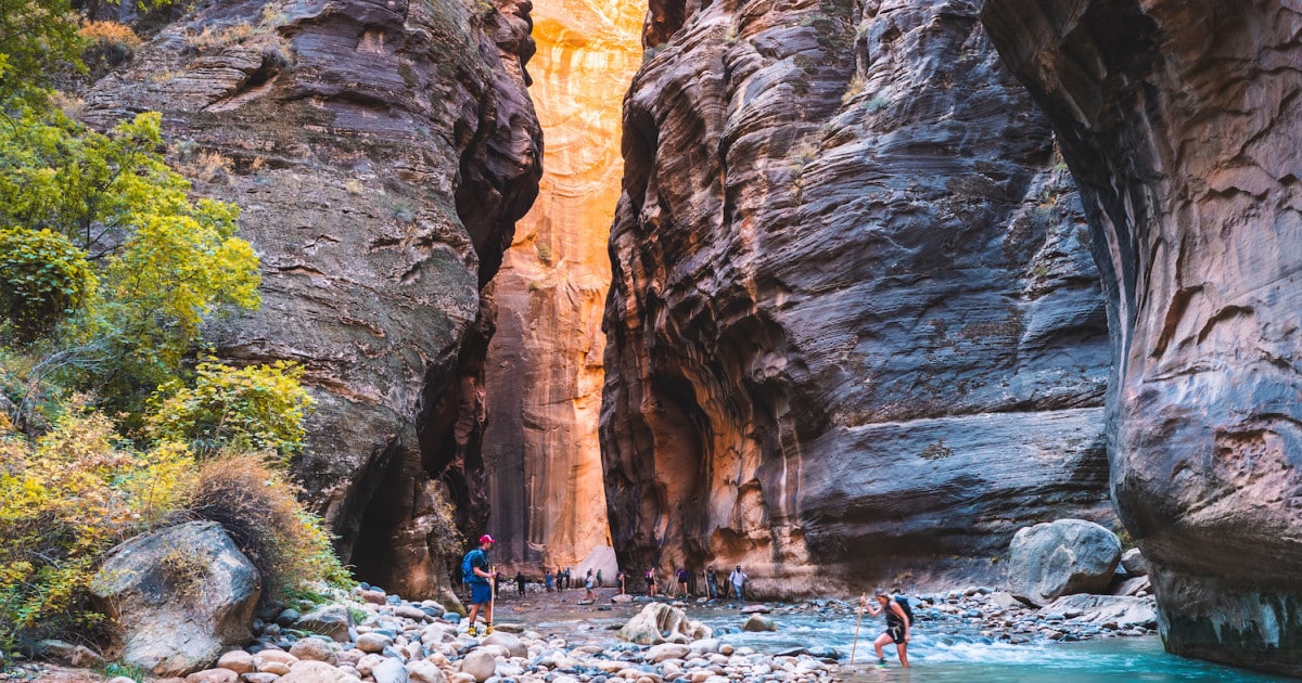 Zion national park hike